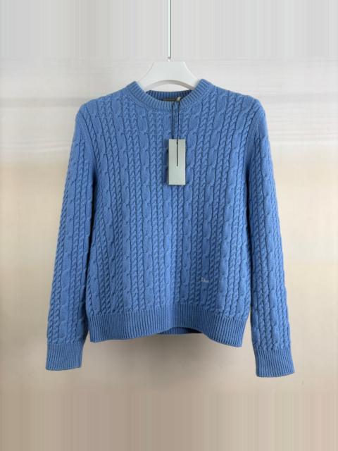 Dior Dior 26SS Cashmere Sweater with Embroidered Small Logo