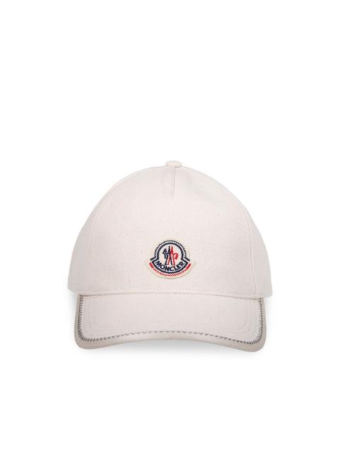 Moncler logo-patch cap