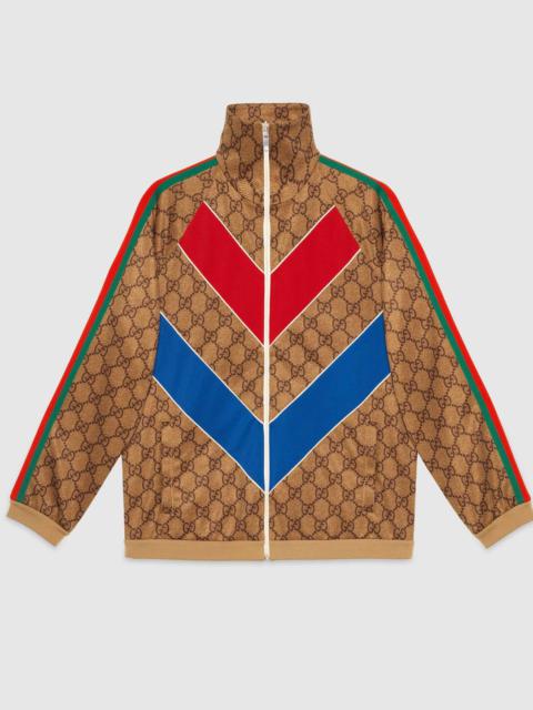 GUCCI GG technical jersey jacket