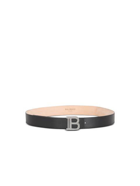 Balmain Smooth leather B-Belt