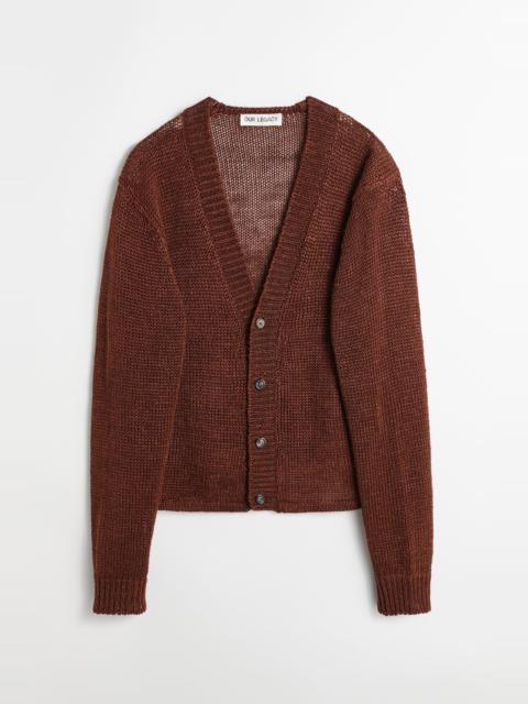 Academy Cardigan Ruby Magnificent Hemp