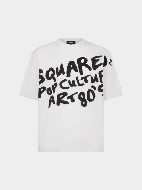 DSQUARED2 D2 POP 80'S LOOSE FIT T-SHIRT
