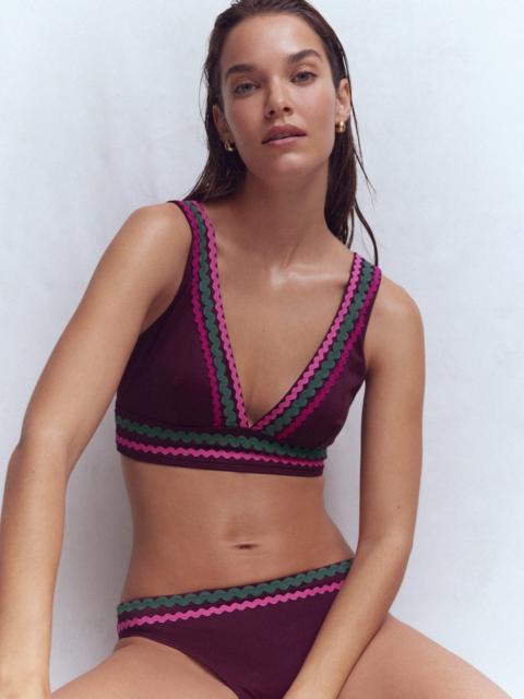 BODEN Porto Bikini Bottoms-Chocberry