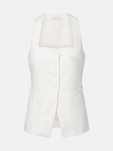 FAITHFULL Jackie linen vest