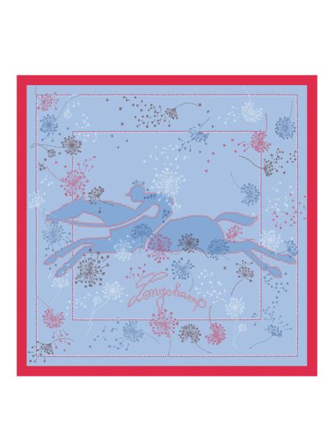 Longchamp Douce Cavalcade Silk scarf 50 Wave - Silk