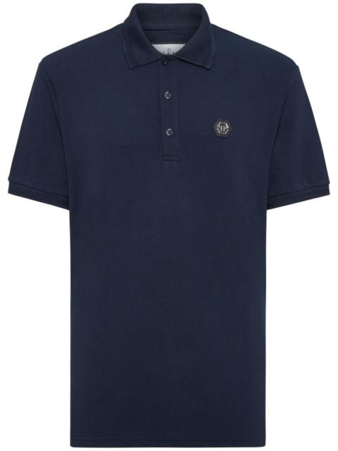 PHILIPP PLEIN logo-appliqué polo shirt