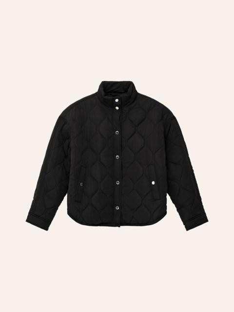 P.E NATION SURGE QUILT JACKET IN BLACK