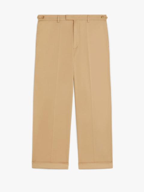 Mackintosh MIZZLE BEIGE COTTON CHINO TROUSERS | GTM-100