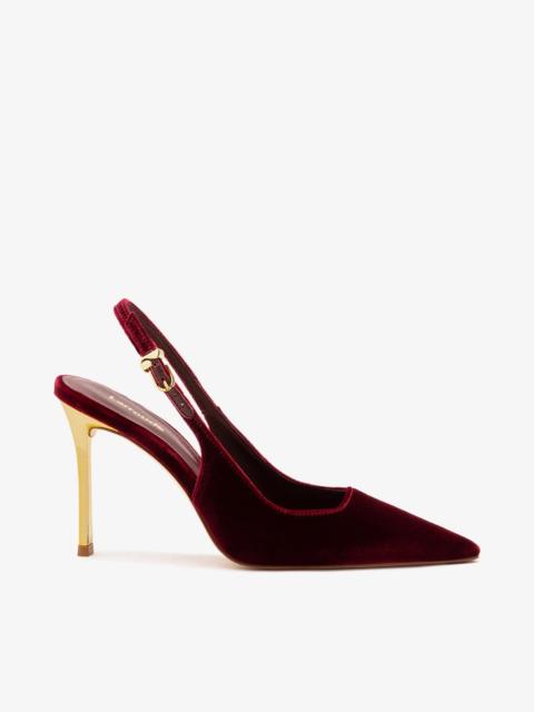 Kaitlan Pump In Wine Velvet