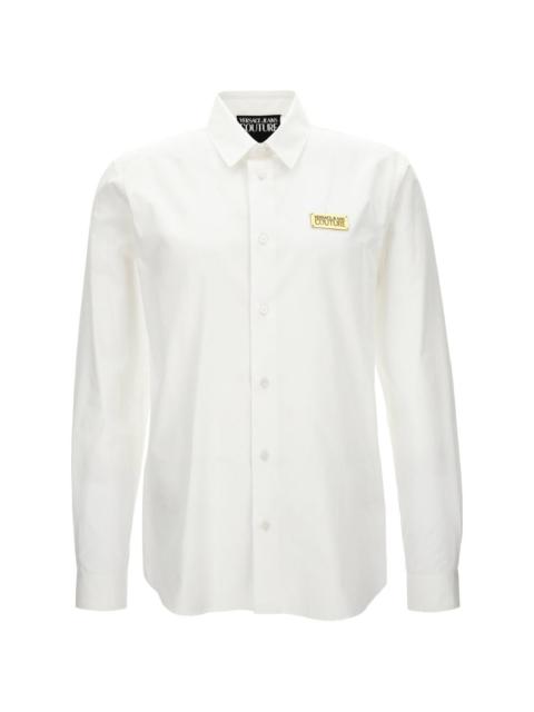 VERSACE JEANS COUTURE logo patch shirt