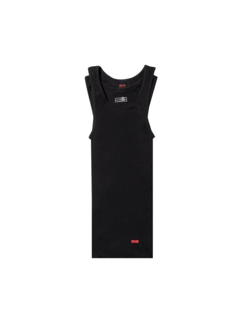 Supreme x MM6 Maison Margiela Tagless Tank Top (1 Pack) 'Black'