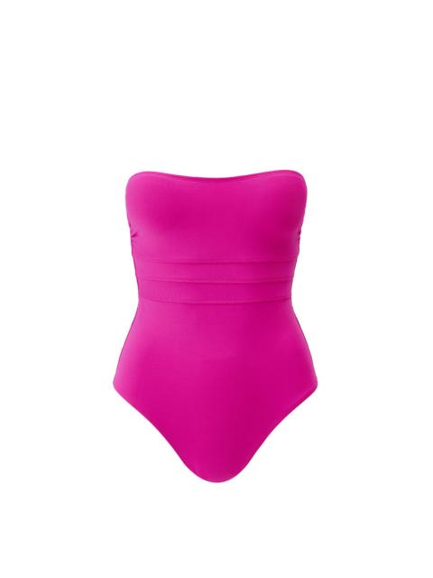 MELISSA ODABASH LATINA RASPBERRY SWIMSUIT