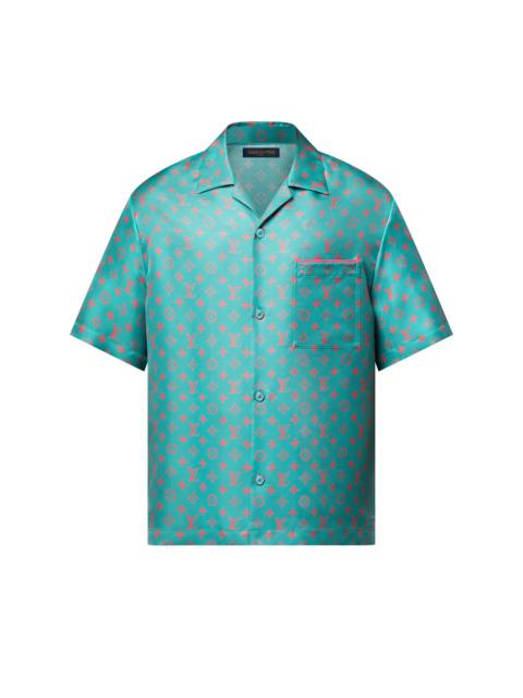 Louis Vuitton Monogram Short-Sleeved Silk Shirt