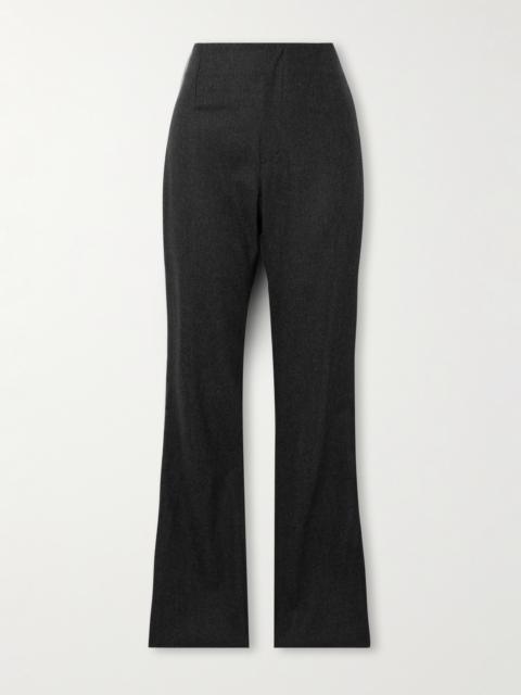 The Frankie Shop Morrison Wool-blend Straight-leg Pants