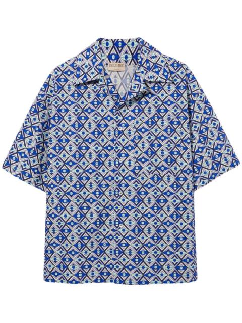 PUCCI geometric-print short-sleeve shirt