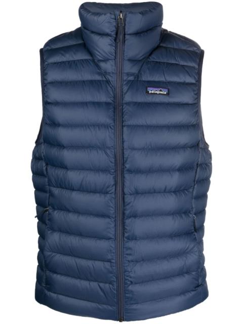 Patagonia logo-patch feather-down gilet