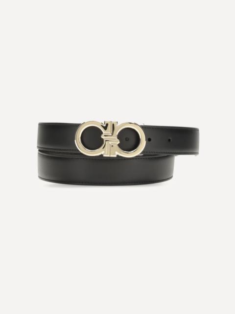 FERRAGAMO Reversible and adjustable Gancini Belt