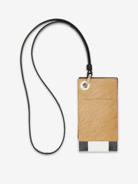 MM6 Maison Margiela Card holder necklace