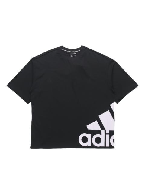 adidas Mh Boxbos Tee Side Large Logo Short Sleeve Black GC7288