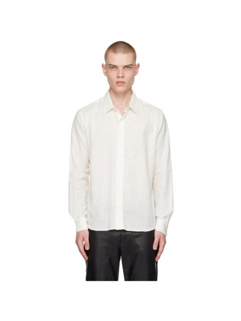 AMI Paris White Button Shirt