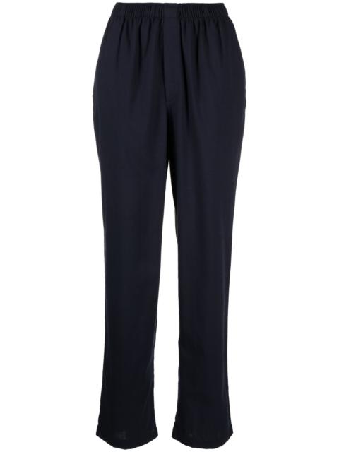Sunspel Blue Cotton Pyjama Trousers