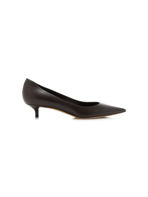 JIMMY CHOO Amelia Leather Pumps brown