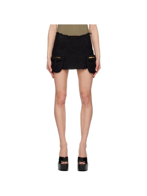 Blumarine Black Four Pocket Miniskirt