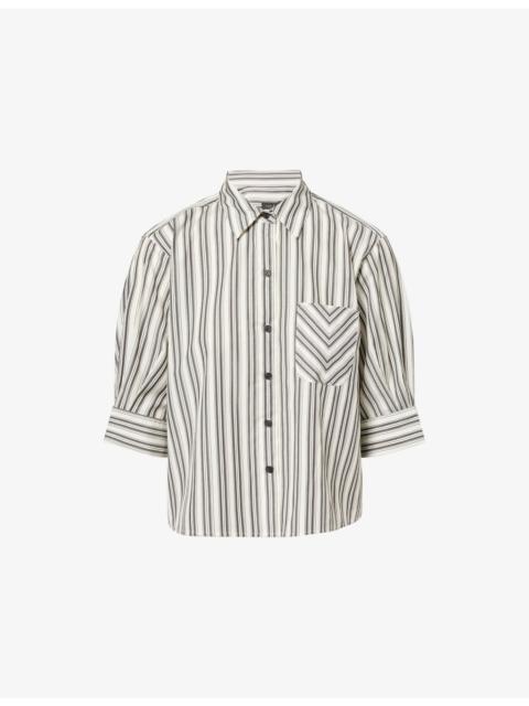 rag & bone Lucia Striped Cotton Shirt