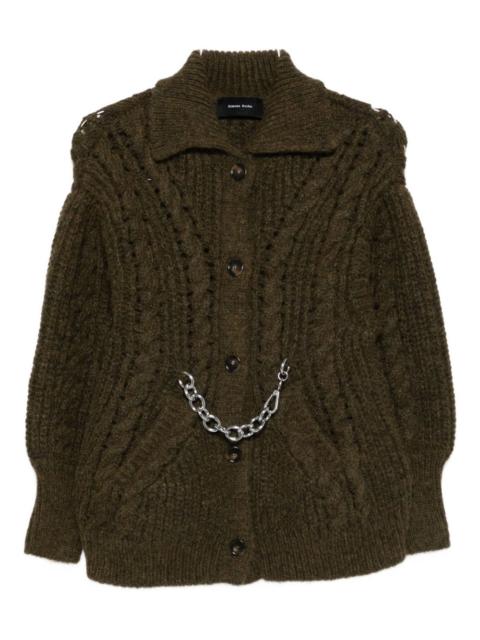 Simone Rocha chain-detail cardigan