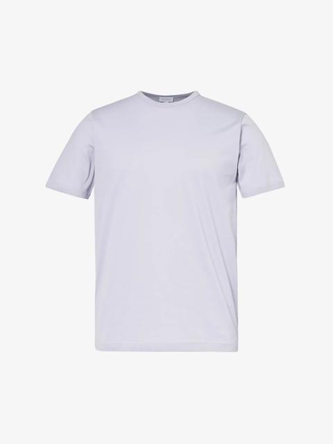 Crew-neck regular-fit cotton-jersey T-shirt