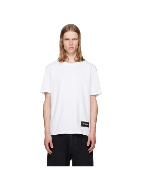 Balmain Two-Pack Black & White 'Balmain Vintage' T-shirts