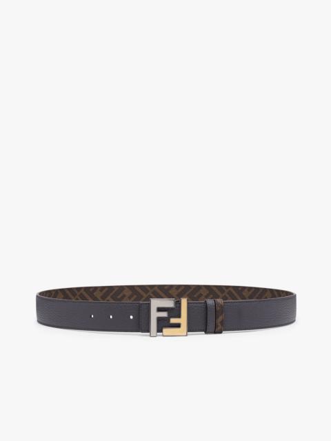 FENDI Gray leather belt