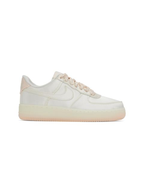 Nike 오프 화이트 & 핑크 에어 포스 1 '07 LV8 운동화