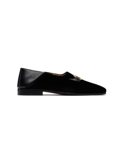 Valentino Black Babouchoes Loafers