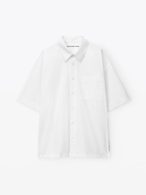 Alexander Wang short sleeve shirt in technical cotton