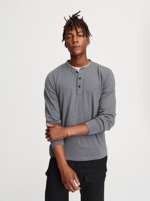 rag & bone Classic Flame Long Sleeve Henley
Cotton T-Shirt