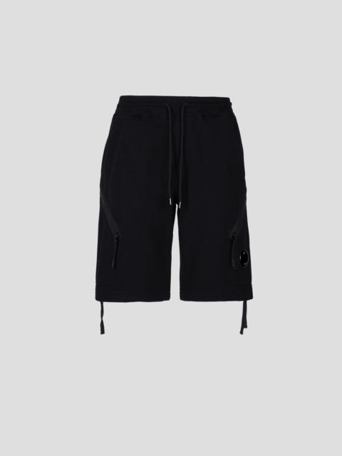 C.P. Company Diagonal Raised Fleece Zipped Pocket Shorts