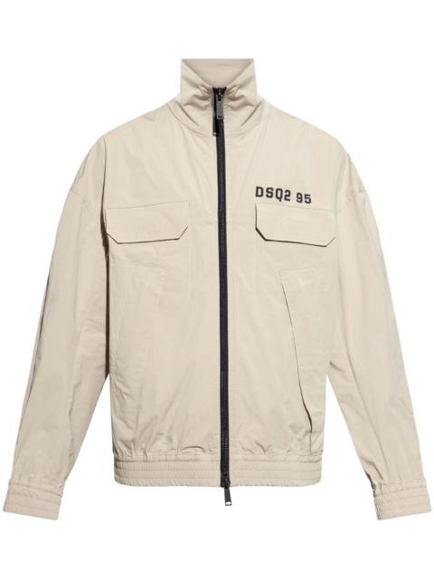 DSQUARED2 logo-print jacket