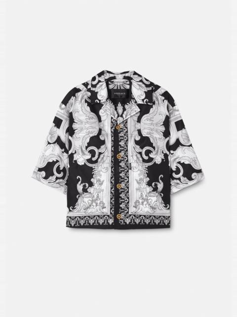 VERSACE Silver Baroque Shirt