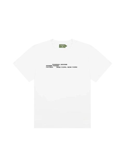 DENIM TEARS Denim Tears x Gabriel Moses Tee White