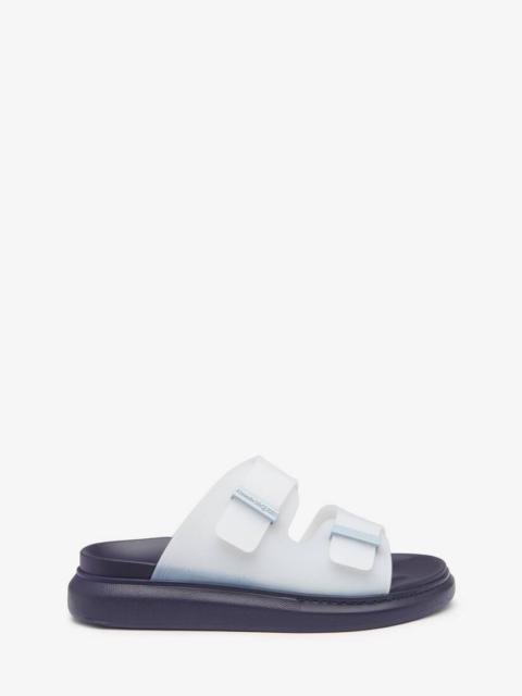 Alexander McQueen Men's Hybrid Slide in Navy/sprint Blue