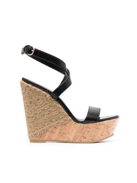 Stuart Weitzman 140mm platform-wedge sandals