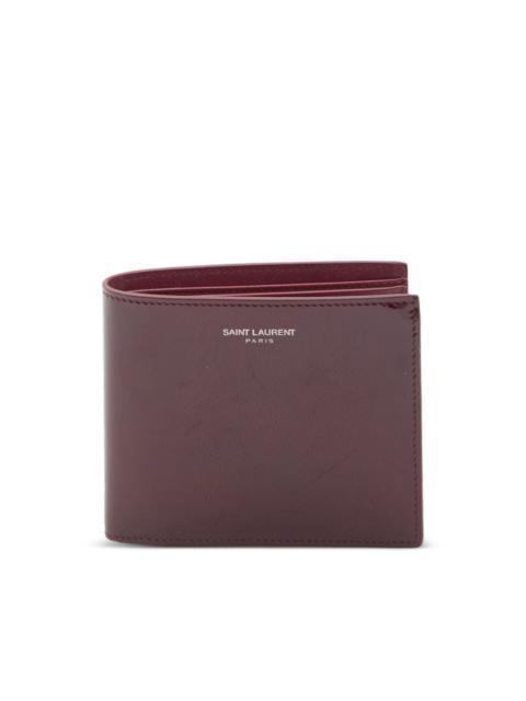 SAINT LAURENT logo-print wallet