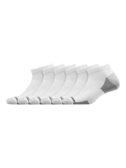 New Balance Cushioned Low Cut Socks 6 Pack