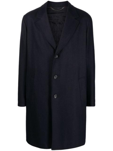 Canali single-breasted long coat