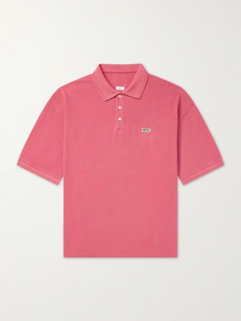 visvim Logo-Embroidered Cotton Polo Shirt
