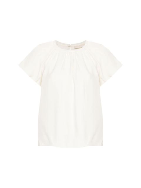 Astra short-sleeve blouse