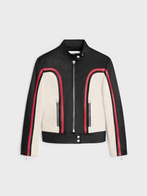 CELINE racer blouson jacket in soft lambskin