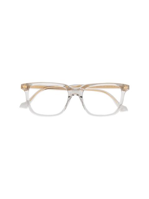GUCCI transparent square-frame eyeglasses