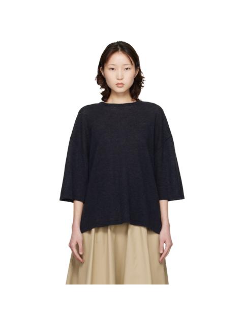 CORDERA Gray Merino Wool Oversized T-shirt
